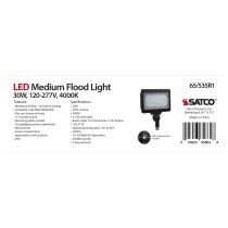 LED MEDIUM FLOOD 30W 4000K DIM - 65-535R1