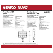 LED LARGE FLOOD 50W 3000K DIM - 65-537R1
