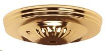 BRASS FIN RIBBED VINTAGE CANOP - 90-1927