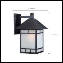 DREXEL 1 LT 9" OUTDOOR WALL - 60-5602