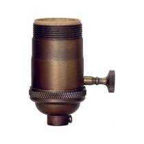 DARK ANT CAST BRASS ON/OFF SKT - 80-2421