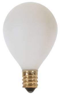 10W G12 1/2 CAND SAT WH PEAR - S3830