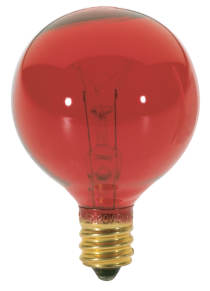 10W G12 1/2 CAND TR RED - S3833