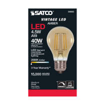 4.5A19/AMB/LED/E26/20K/120V - S9583