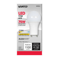 11A19/LED/2700K/120V/D/GU24 - S29814