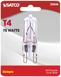 75W JCD G9 BASE UV COATED 120V - S3546