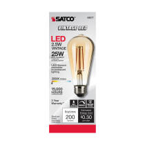 2.5ST19/AMB/LED/E26/20K/120V - S9577