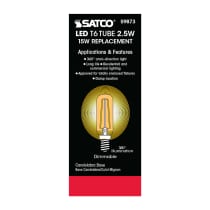 2.5T6/LED/AMB/20K/E12/120V - S9873