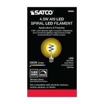 4.5A19/SPIRAL/LED/AMB/120V - S9966