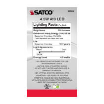4.5A19/SPIRAL/LED/AMB/120V - S9966
