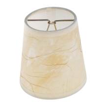 BEIGE PARCHMENT RND CLIP ON SH - 90-1275