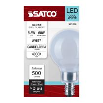 5.5G16.5/LED/WH/940/120V/E12 - S21214