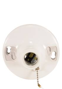 MED BASE PHENOLIC PULL CHAIN R - 90-481