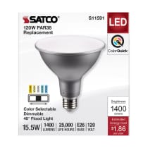 15.5PAR38/LED/5CCT/FL/120V - S11591