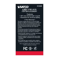 11A19/SW/LED/E26/927/120V - S12426