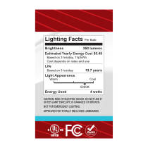 4G16.5/LED/CL/950/120V/E12 - S12473
