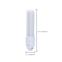 9.5W/LED/CFL/3CCT/DUAL/4P - S29854