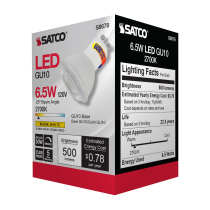 6.5MR16/LED/25'/27K/120V/GU10 - S8676