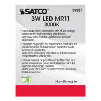 3MR11/LED/25'/3000K/12V - S9281