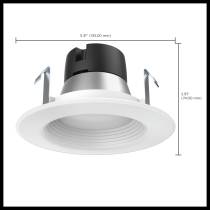 7.5WLED/RDL/4"BFL/12V 90CRI 3K - S9729