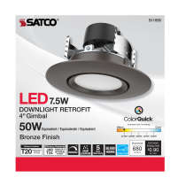 7.5WLED/DIR/4/60'/CCT-SEL/120V - S11856