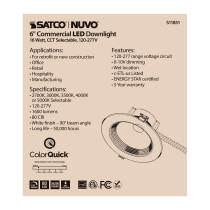 15WLED/CDL/6/CCT/120-277 - S11851