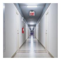 EL EXIT SIGN - SF RD CLR - 67-113