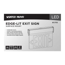 EL EXIT SIGN - SF RD CLR - 67-113