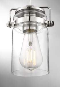 ANTEBELLUM 1 LT MINI PENDANT - 60-6734