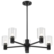 CLARKSVILLE 28" 5 LIGHT CHAND - 60-8066