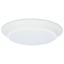 7" LED DISK LIGHT WHITE FINISH - 62-1801