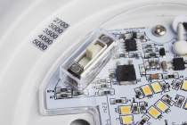 7" LED DISK LIGHT WHITE FINISH - 62-1801