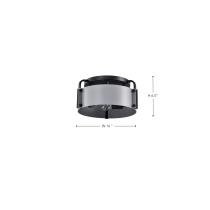 ALTOS 3 LIGHT 14" SEMI FLUSH - 60-7850
