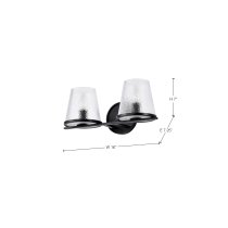 VALENTINE 2 LIGHT VANITY - 60-8252