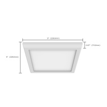BLINK 9" SQUARE 13W 0-10V - 62-1759