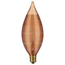 SATCOESCENT 25W C11 CB AMBER - S3406