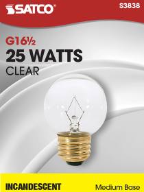 25G16.5/CL/E26/120V - S3838