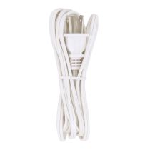 8' WHITE CORD W/PLUG - S70-100