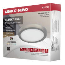 BLINK 11W LED 7" RND BR. NICK - 62-1713