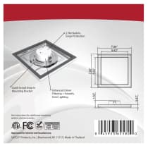 BLINK 11W LED 7" SQ WH 0-10V - 62-1719