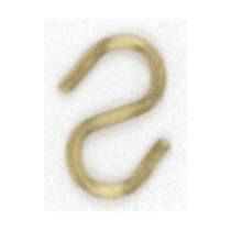 BABY "S" HOOK BR PLATED - 90-013