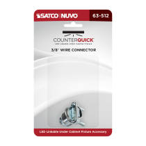 UNDER CAB 3/8" WIRE CONN - 63-512