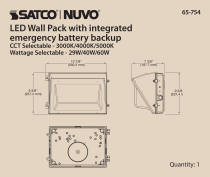 EM WALL PACK CCT & WATT ADJ - 65-754