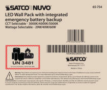 EM WALL PACK CCT & WATT ADJ - 65-754