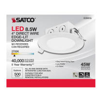 8.5WLED/DW/EL/4/27K/120V - S39055
