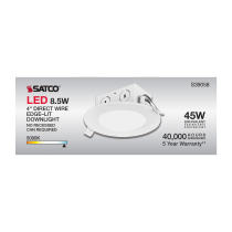 8.5WLED/DW/EL/4/50K/120V - S39058