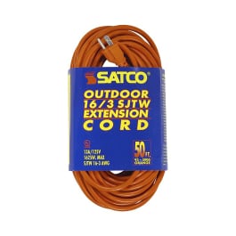 93-5009 50 FT 14-3 SJTW ORANGE CORDS