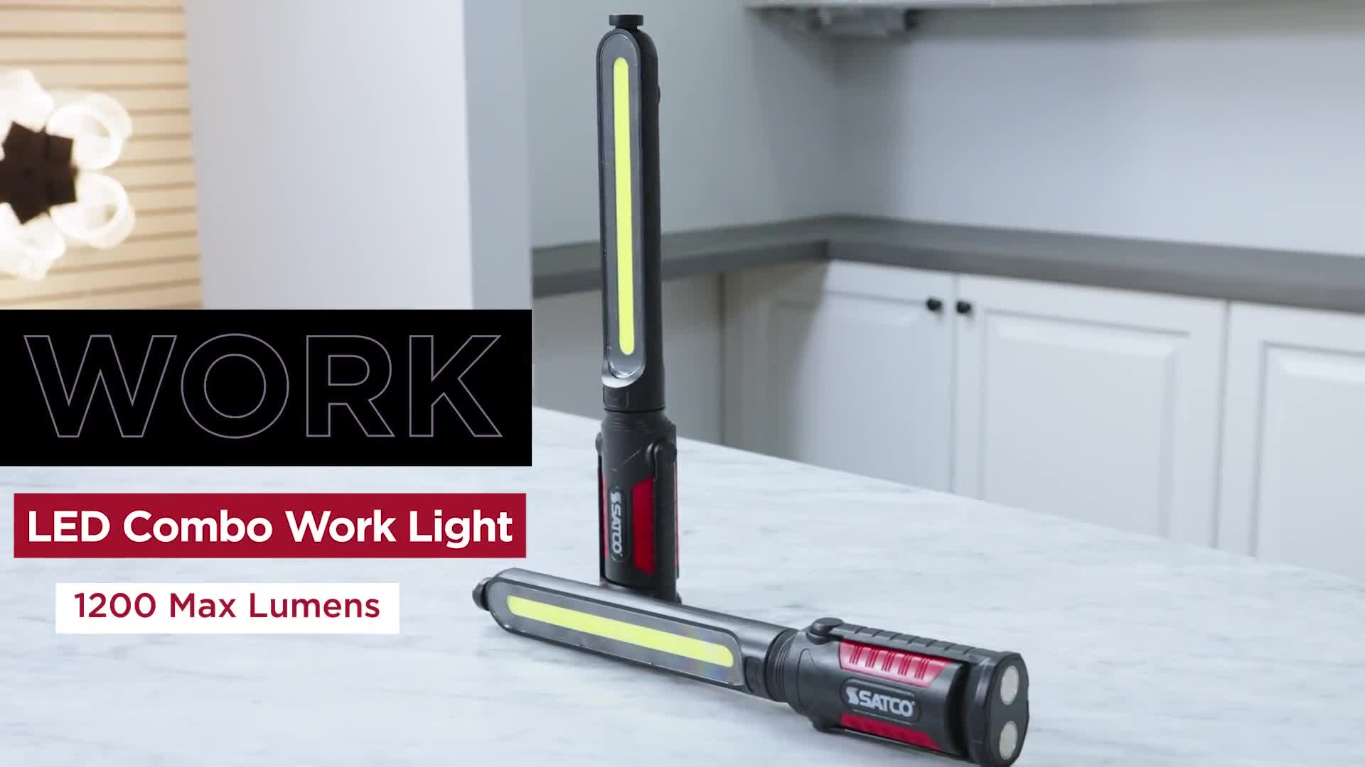 Rechargeable LED Combo Work Light