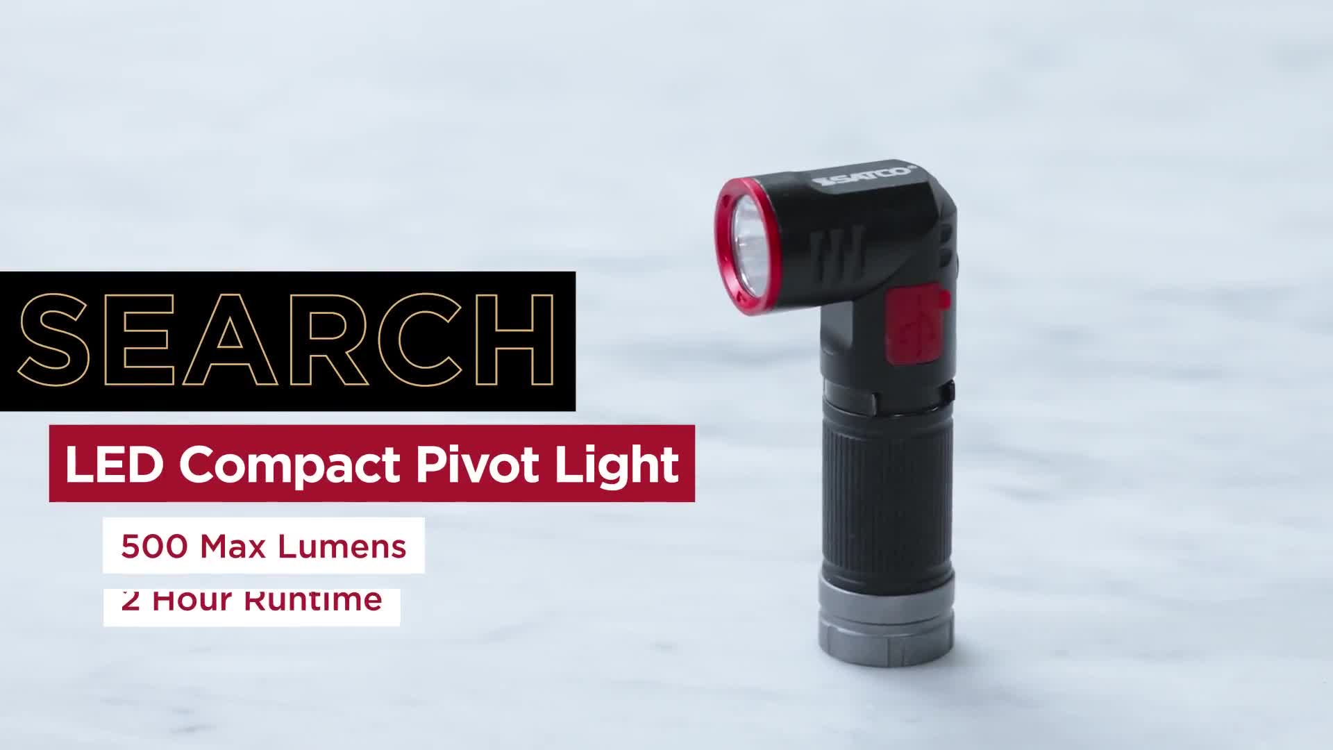 Rechargeable LED Compact Pivot