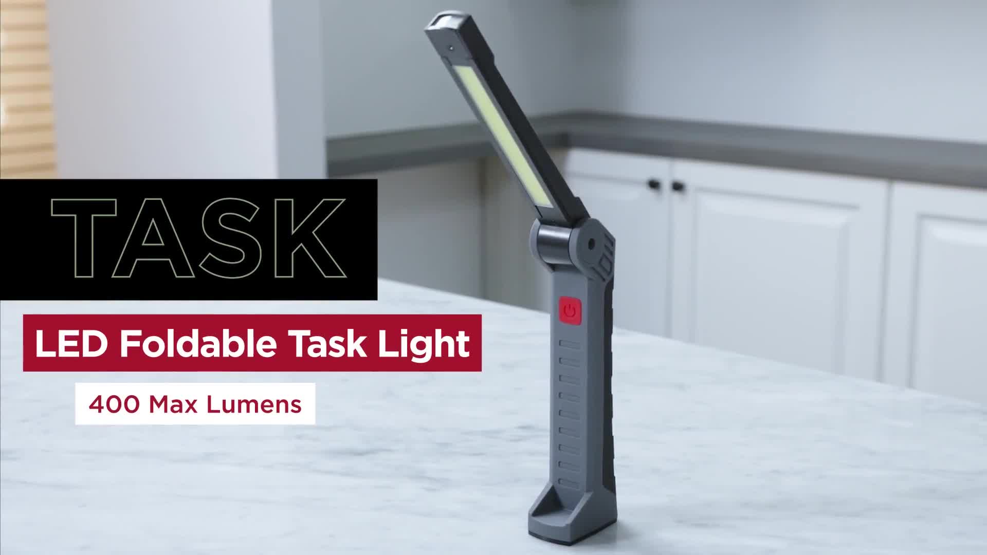 Rechargeable LED Foldable Task Light